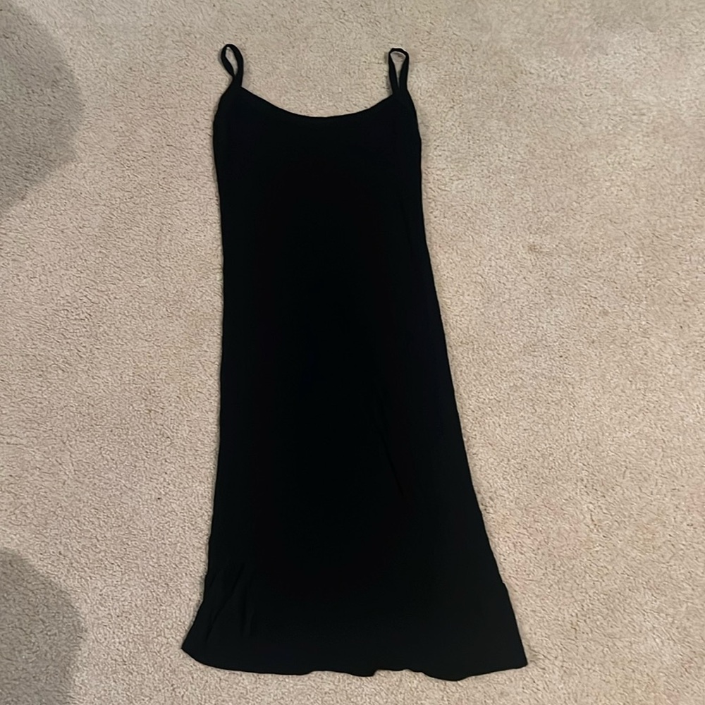 Basic Black Long Dress